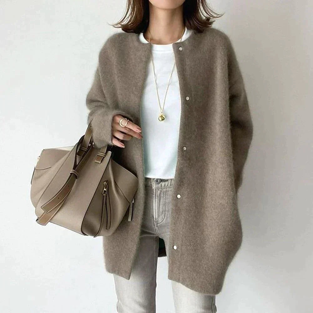 Mia™ - Loose Vintage Cardigan Vest — Allmycloset