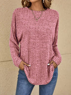 Elegant Long Sleeve Casual Sweater by Elizabeth — Allmycloset (view 6)