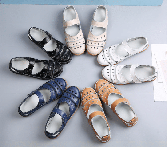 Grace™- Hollow Hook Flat Sandals — Allmycloset (view 11)