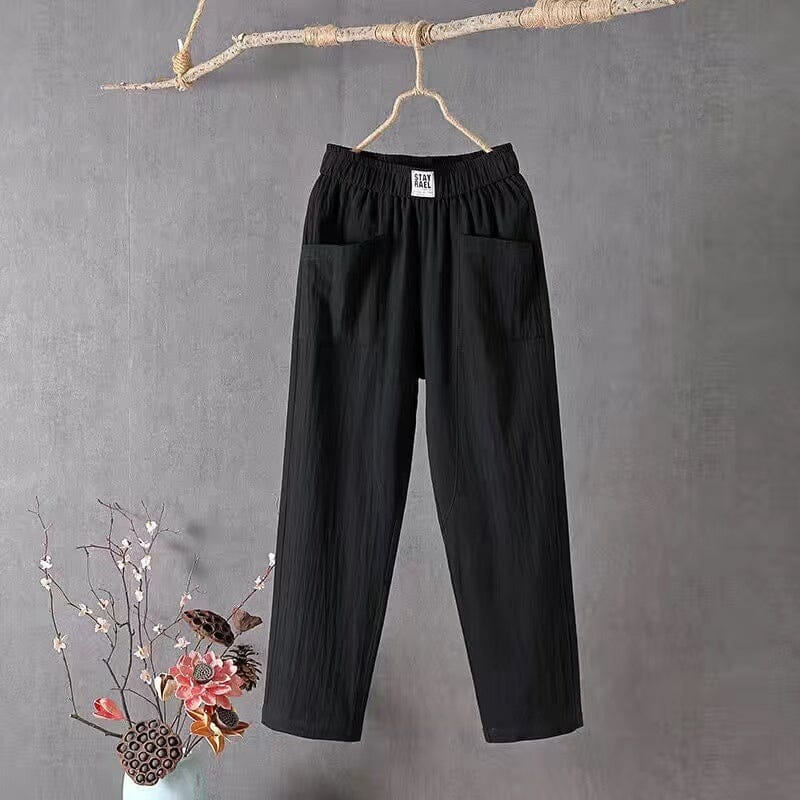 Emma™ - Cotton Linen Pants — Allmycloset (view 9)