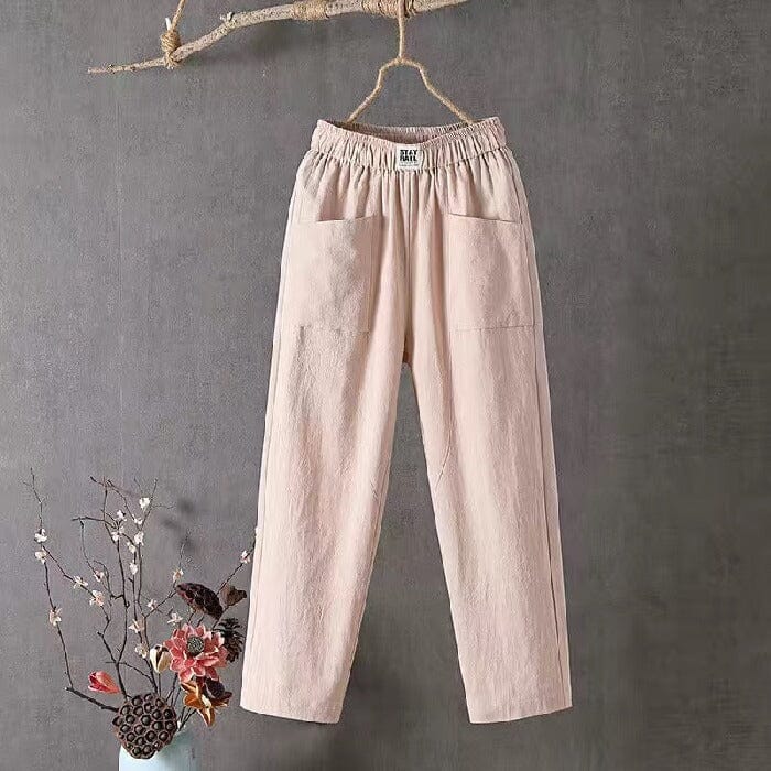 Emma™ - Cotton Linen Pants — Allmycloset (view 7)