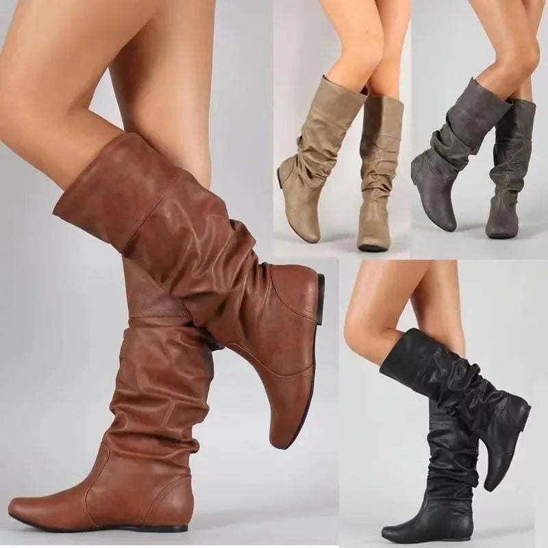 Scarlett™ - Cowboy Mid-Calf Boots — Allmycloset