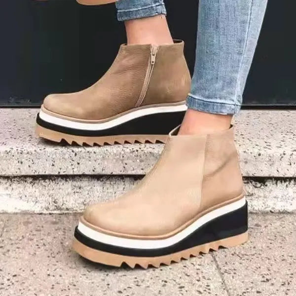Carly - Luxury Orthopaedic Leather Boots for Optimal Comfort — Allmycloset (view 2)