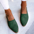 Lucy™ - Leather Woven Sandals — Allmycloset (view 4)