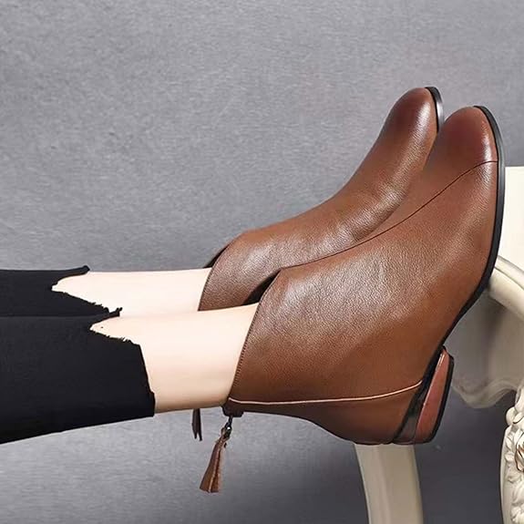 Lucy - Luxury Plush Leather Winter Boots for Optimal Comfort — Allmycloset (view 3)