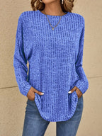 Elegant Long Sleeve Casual Sweater by Elizabeth — Allmycloset (view 2)