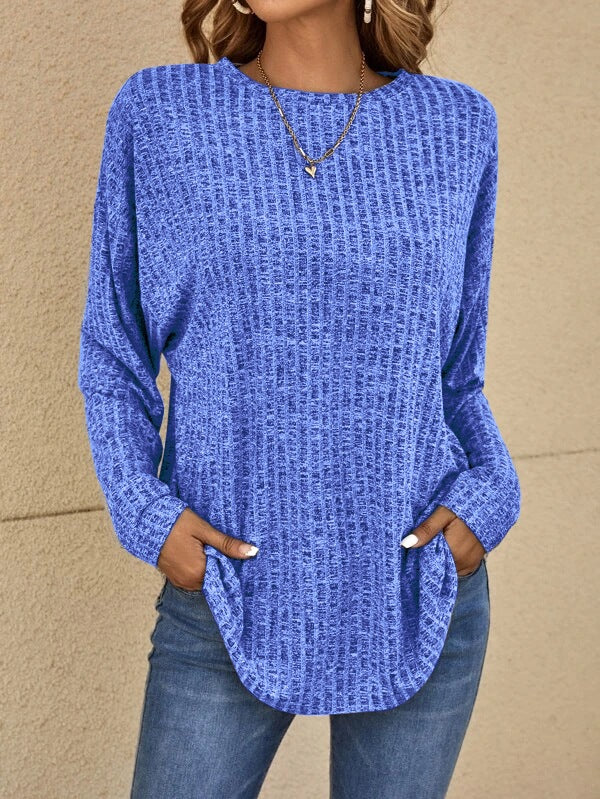Elegant Long Sleeve Casual Sweater by Elizabeth — Allmycloset (view 2)