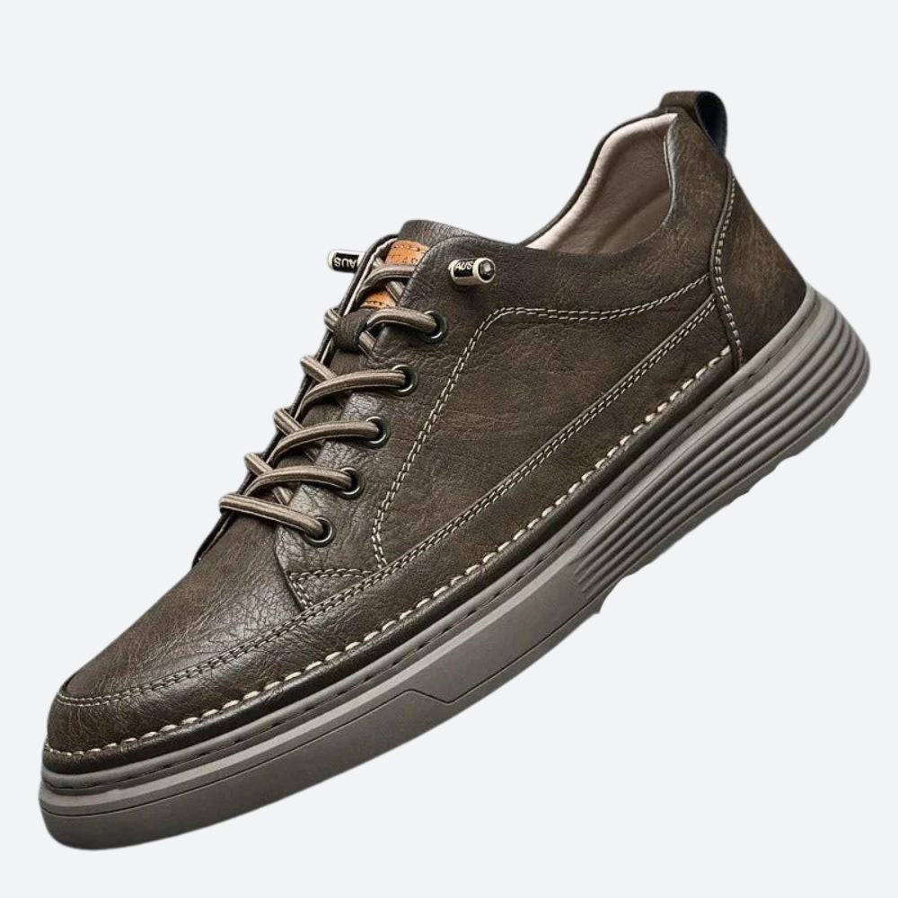 Stylish Orthopaedic Premium Leather Sneakers - Castro — Allmycloset (view 2)