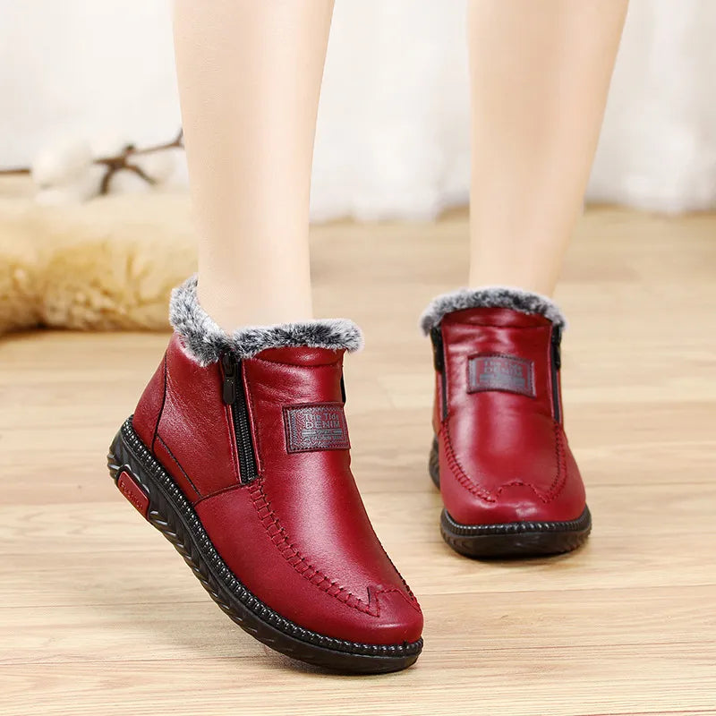 Mila - Luxury waterproof leather boots for ultimate comfort — Allmycloset