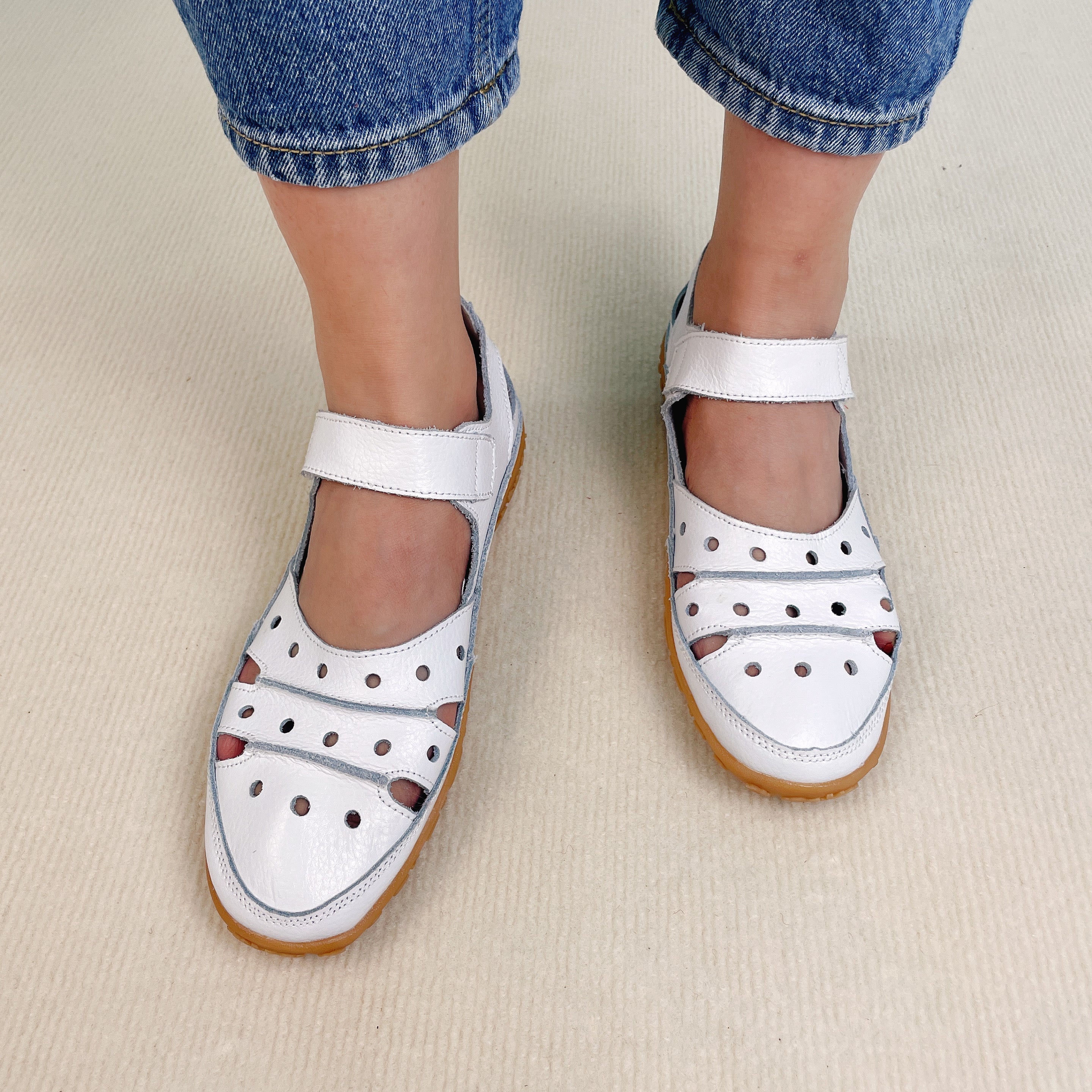 Grace™- Hollow Hook Flat Sandals — Allmycloset (view 7)