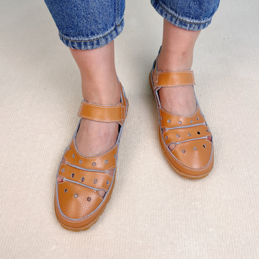 Grace™- Hollow Hook Flat Sandals — Allmycloset (view 10)