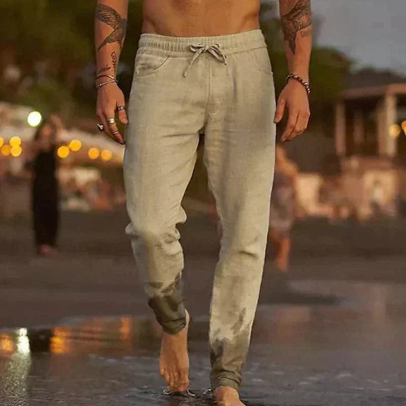 Michael™ - Premium Linen Trousers — Allmycloset