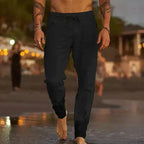Michael™ - Premium Linen Trousers — Allmycloset (view 4)