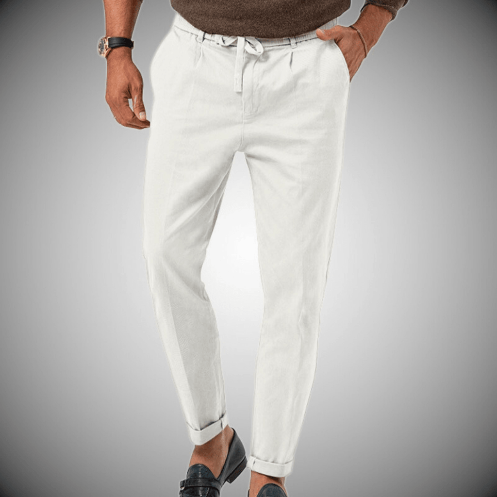 Jack™ - Premium Linen Trousers — Allmycloset (view 3)