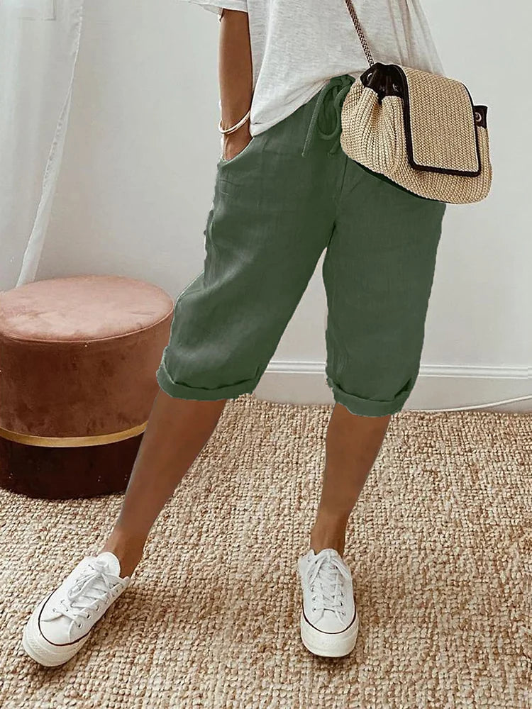 Piper™ - Women's Cotton Shorts — Allmycloset (view 3)