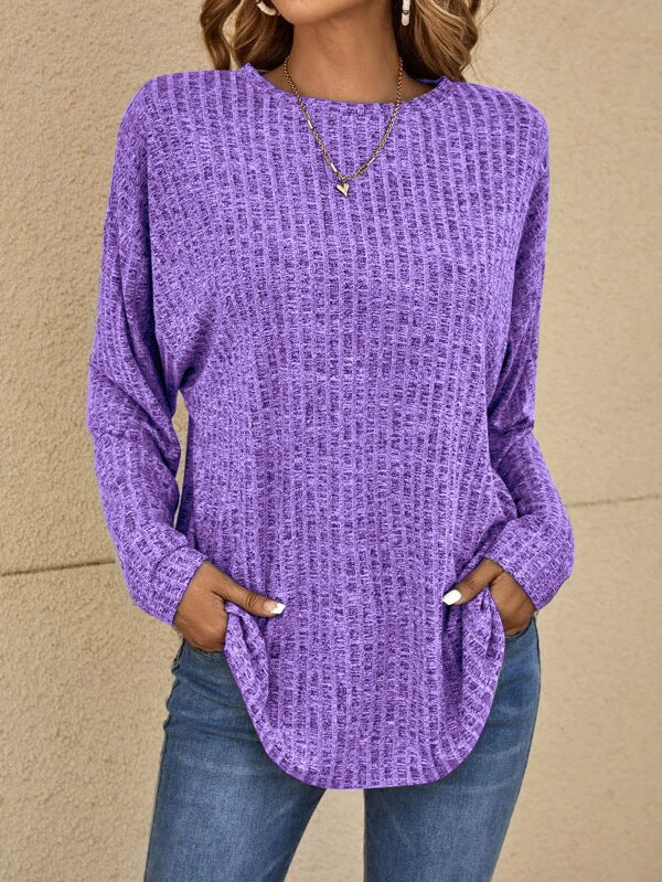 Elegant Long Sleeve Casual Sweater by Elizabeth — Allmycloset (view 3)