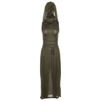 Annabelle™ - Hoodie Sleeveless Maxi Dress — Allmycloset (view 3)