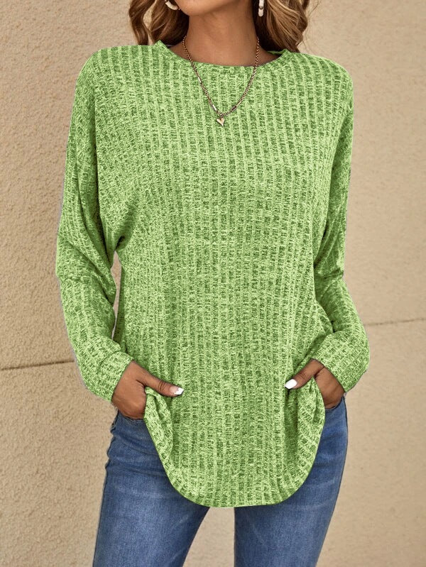 Elegant Long Sleeve Casual Sweater by Elizabeth — Allmycloset (view 7)
