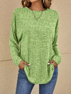 Elegant Long Sleeve Casual Sweater by Elizabeth — Allmycloset (view 7)