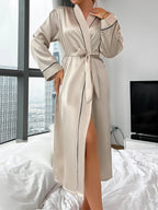 Celeste - Elegant Spring Silk Nightgown for Ladies — Allmycloset (view 3)