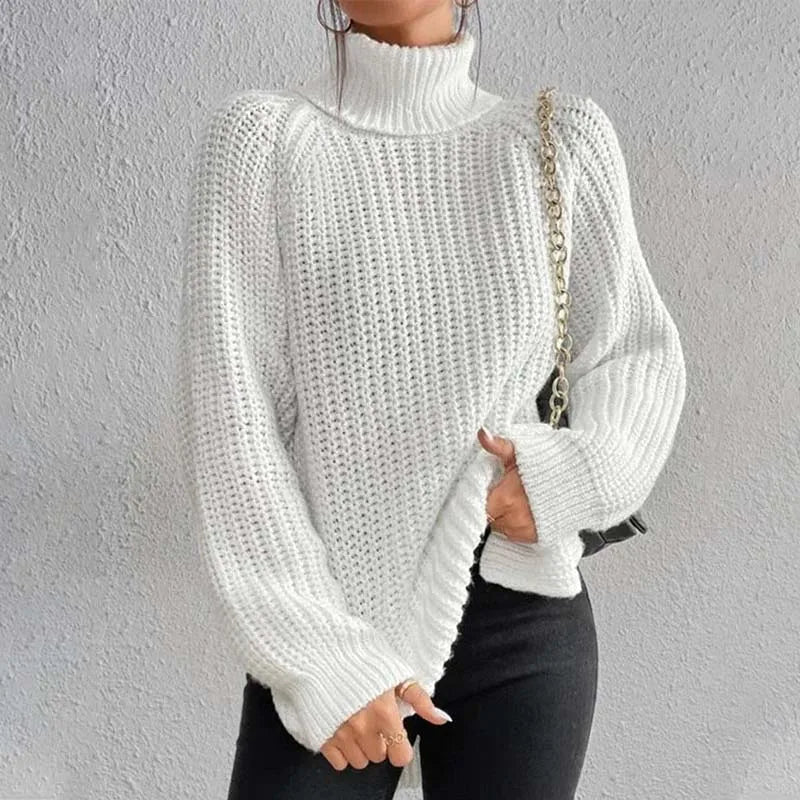 Lily™ - Knitted Turtleneck Sweater — Allmycloset (view 10)