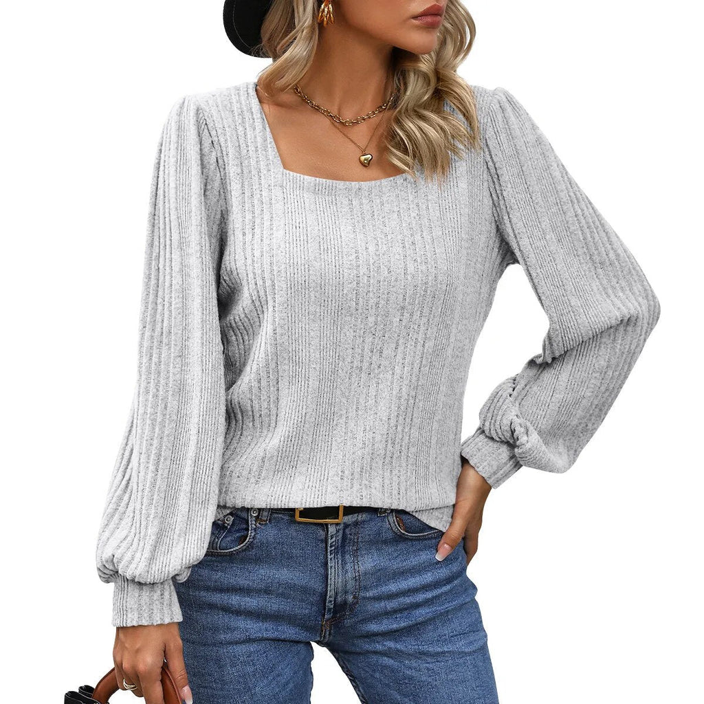 Scarlett™ - Trendy Top with Stylish Neckline — Allmycloset