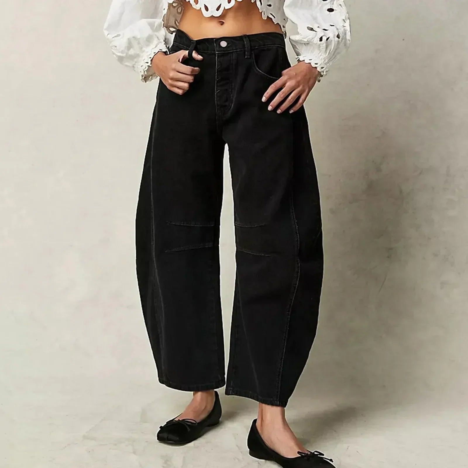 Lucy™ - Relaxed Wide-Leg Jeans — Allmycloset (view 5)