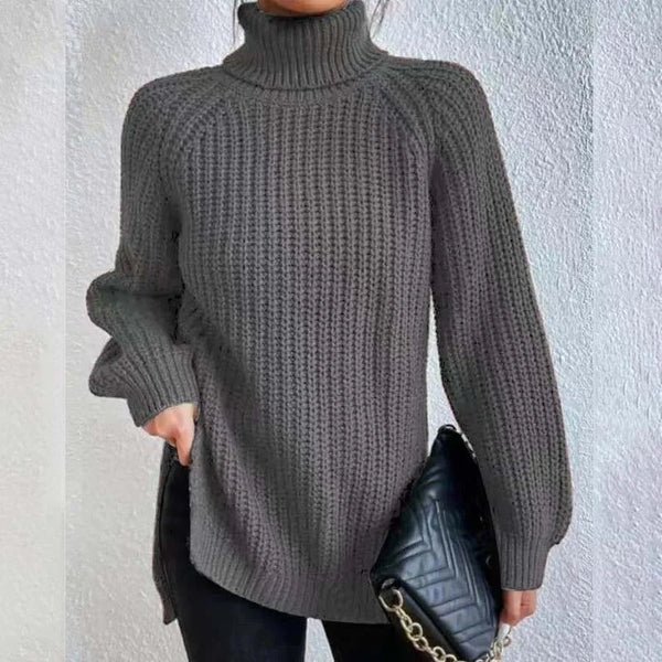 Lily™ - Knitted Turtleneck Sweater — Allmycloset (view 4)