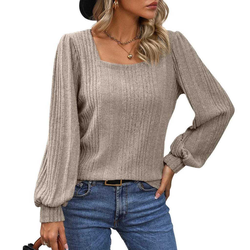 Scarlett™ - Trendy Top with Stylish Neckline — Allmycloset (view 6)