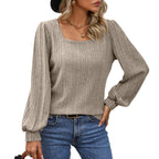 Scarlett™ - Trendy Top with Stylish Neckline — Allmycloset (view 6)