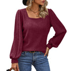 Scarlett™ - Trendy Top with Stylish Neckline — Allmycloset (view 4)
