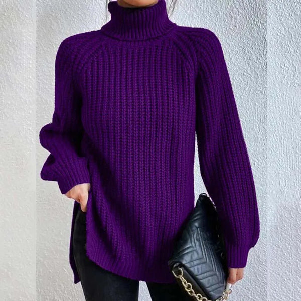 Lily™ - Knitted Turtleneck Sweater — Allmycloset (view 6)