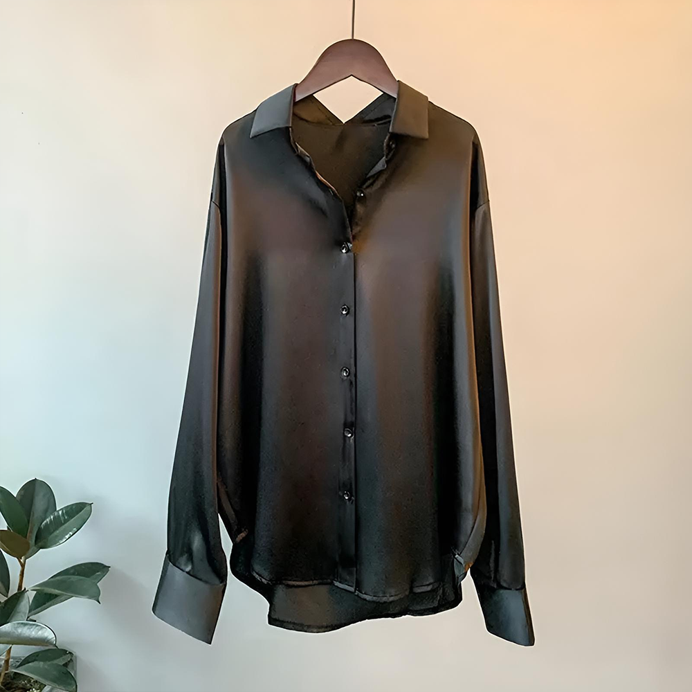 Lily™ - High Quality Satin Blouse — Allmycloset (view 6)