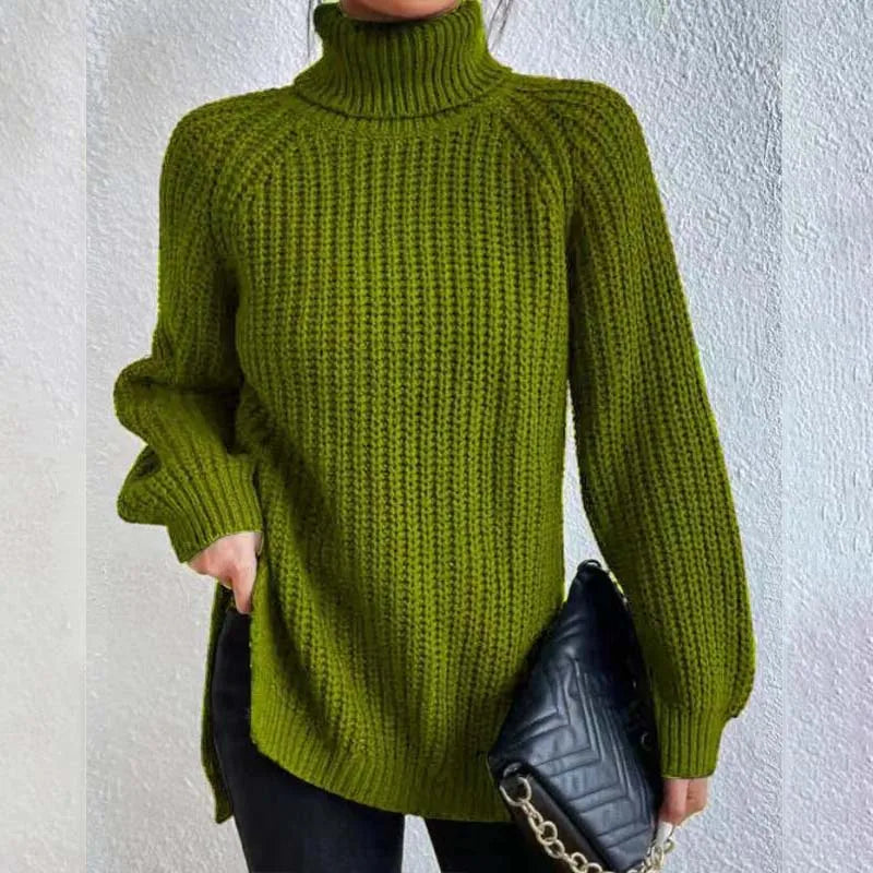 Lily™ - Knitted Turtleneck Sweater — Allmycloset