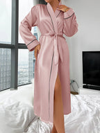 Celeste - Elegant Spring Silk Nightgown for Ladies — Allmycloset (view 4)