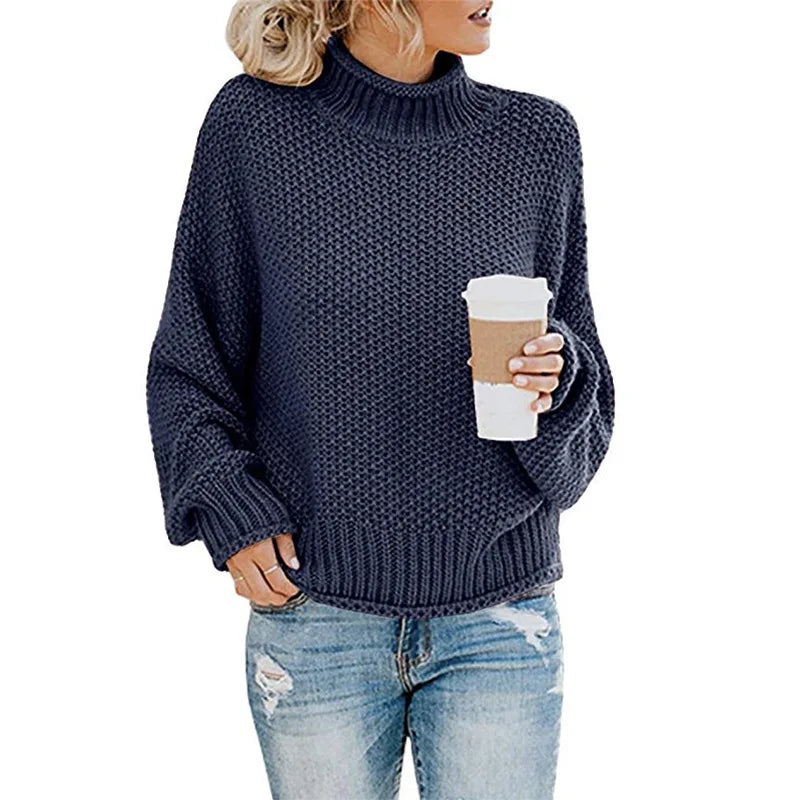 Eleanor™ - Elegant Turtleneck Sweater — Allmycloset (view 3)