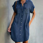 Bella™ - Stylish Denim Dress — Allmycloset (view 3)