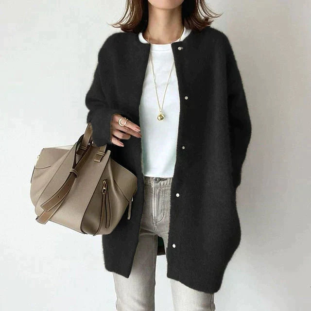 Mia™ - Loose Vintage Cardigan Vest — Allmycloset (view 2)