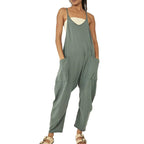 Sarah™ - V-Neck Sling Pocket Jumpsuit — Allmycloset (view 5)