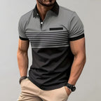 Summer Casual & Stylish Striped Polo - Harke — Allmycloset (view 5)