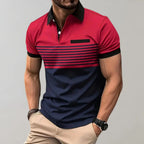 Summer Casual & Stylish Striped Polo - Harke — Allmycloset (view 2)