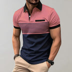 Summer Casual & Stylish Striped Polo - Harke — Allmycloset (view 6)