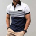 Summer Casual & Stylish Striped Polo - Harke — Allmycloset