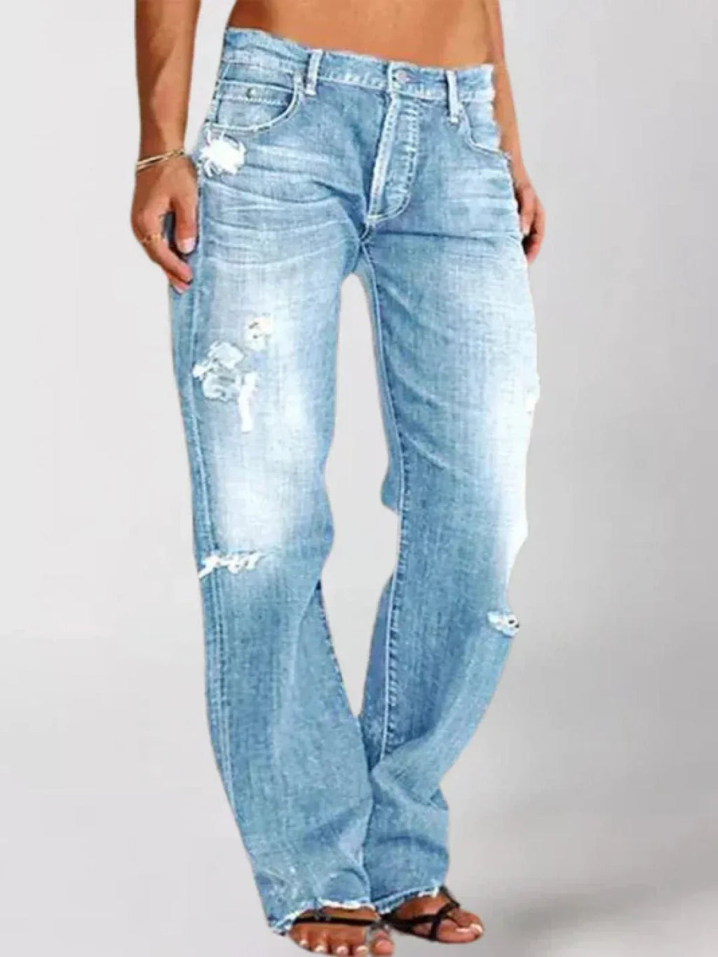 Sienna™ - Stylish Low-Rise Jeans — Allmycloset (view 5)