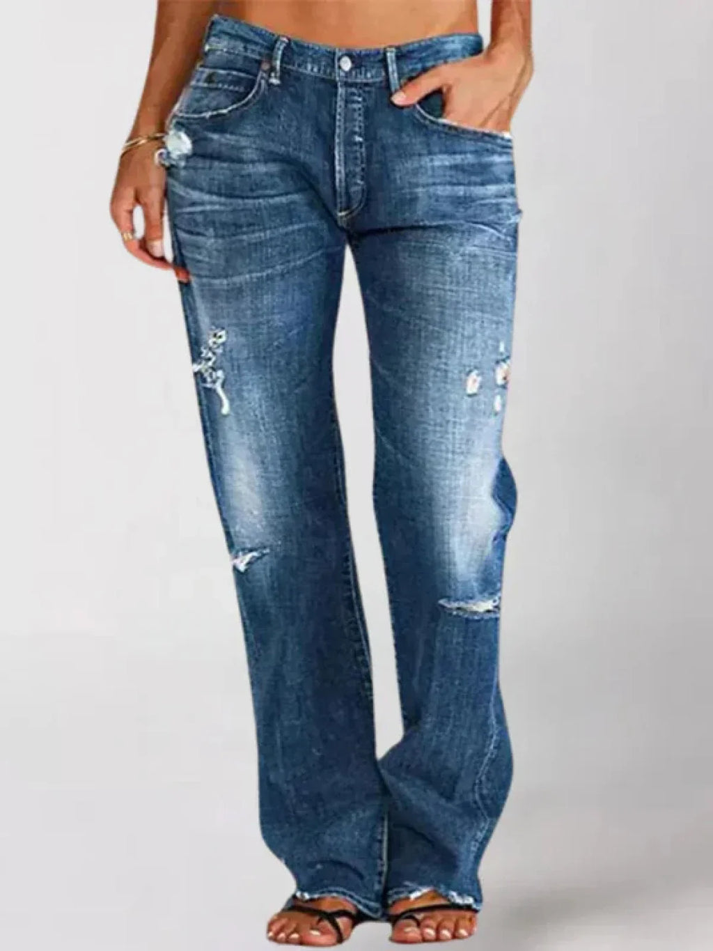 Sienna™ - Stylish Low-Rise Jeans — Allmycloset