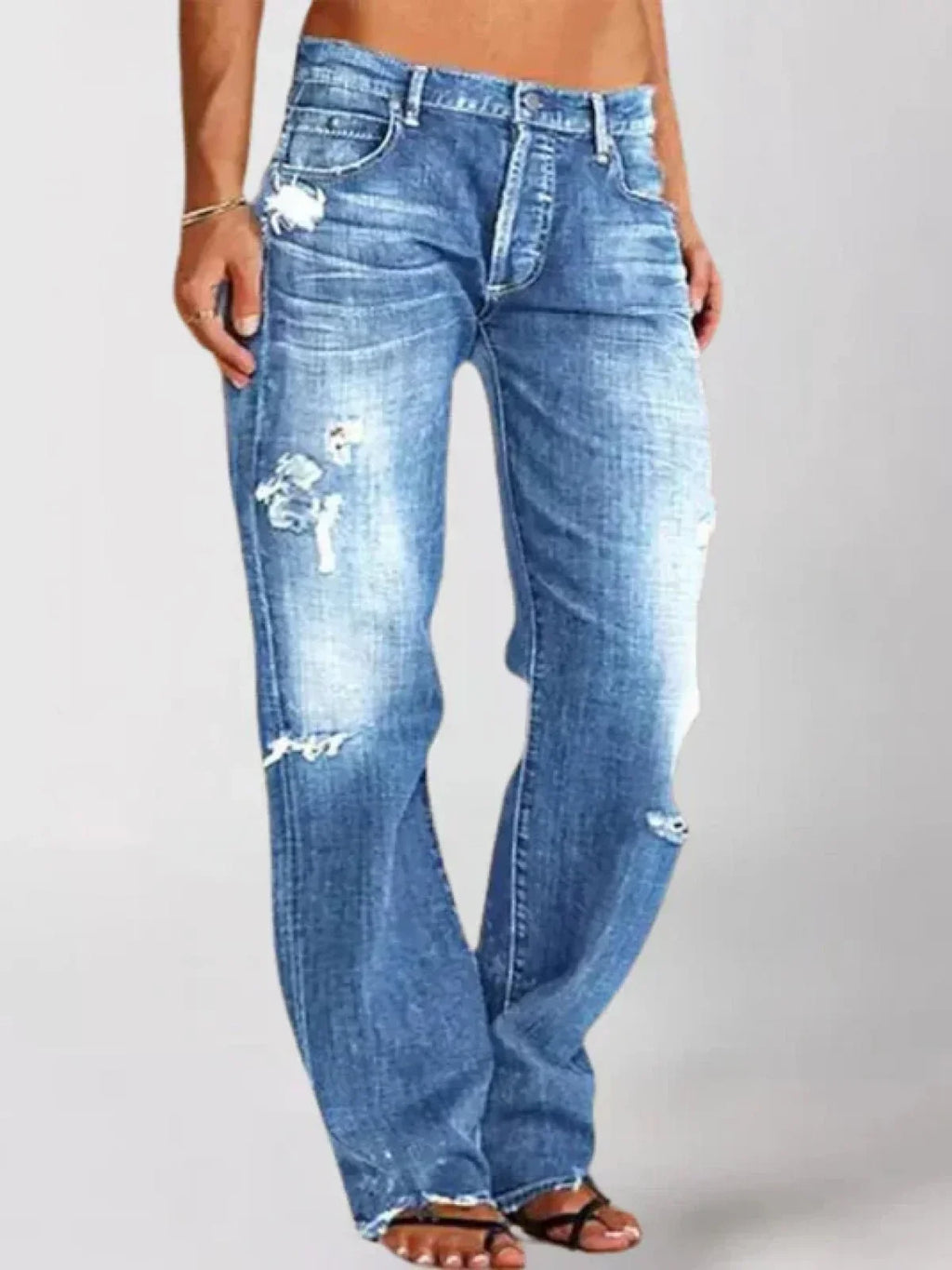 Sienna™ - Stylish Low-Rise Jeans — Allmycloset (view 2)