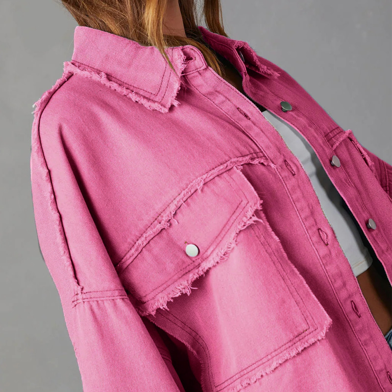 Ella™ - Stylish Denim Jacket — Allmycloset (view 4)