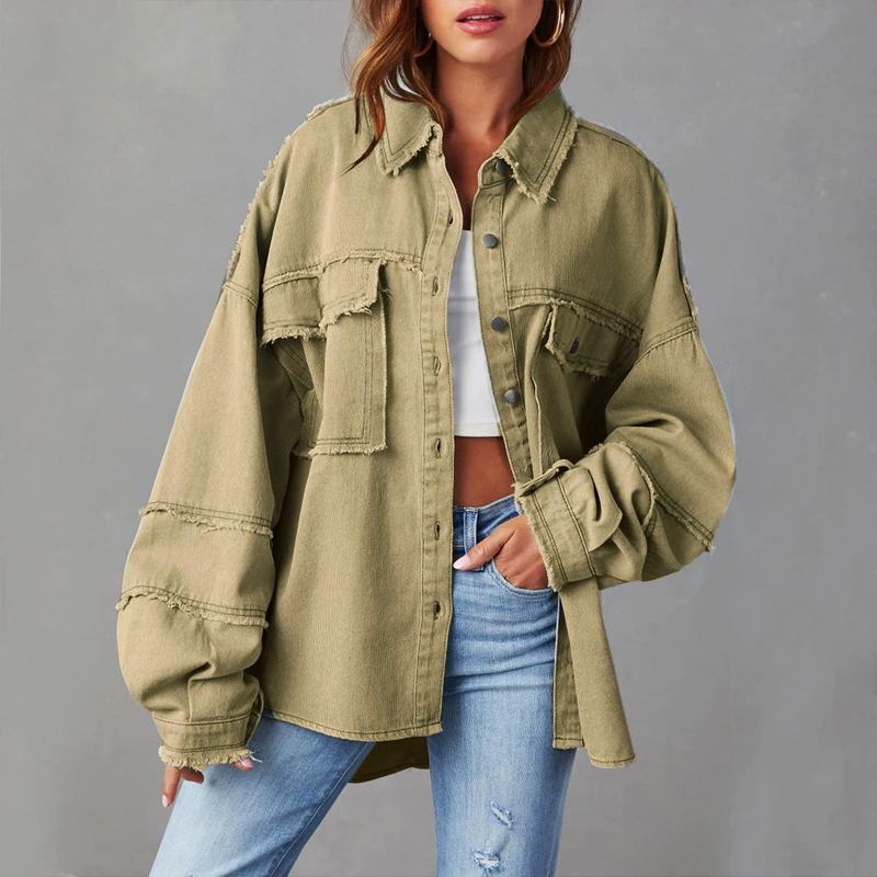 Ella™ - Stylish Denim Jacket — Allmycloset (view 6)