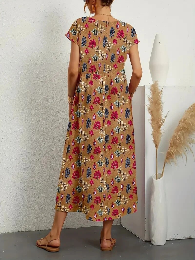 Violet™ - Comfy Cotton Dress — Allmycloset (view 2)