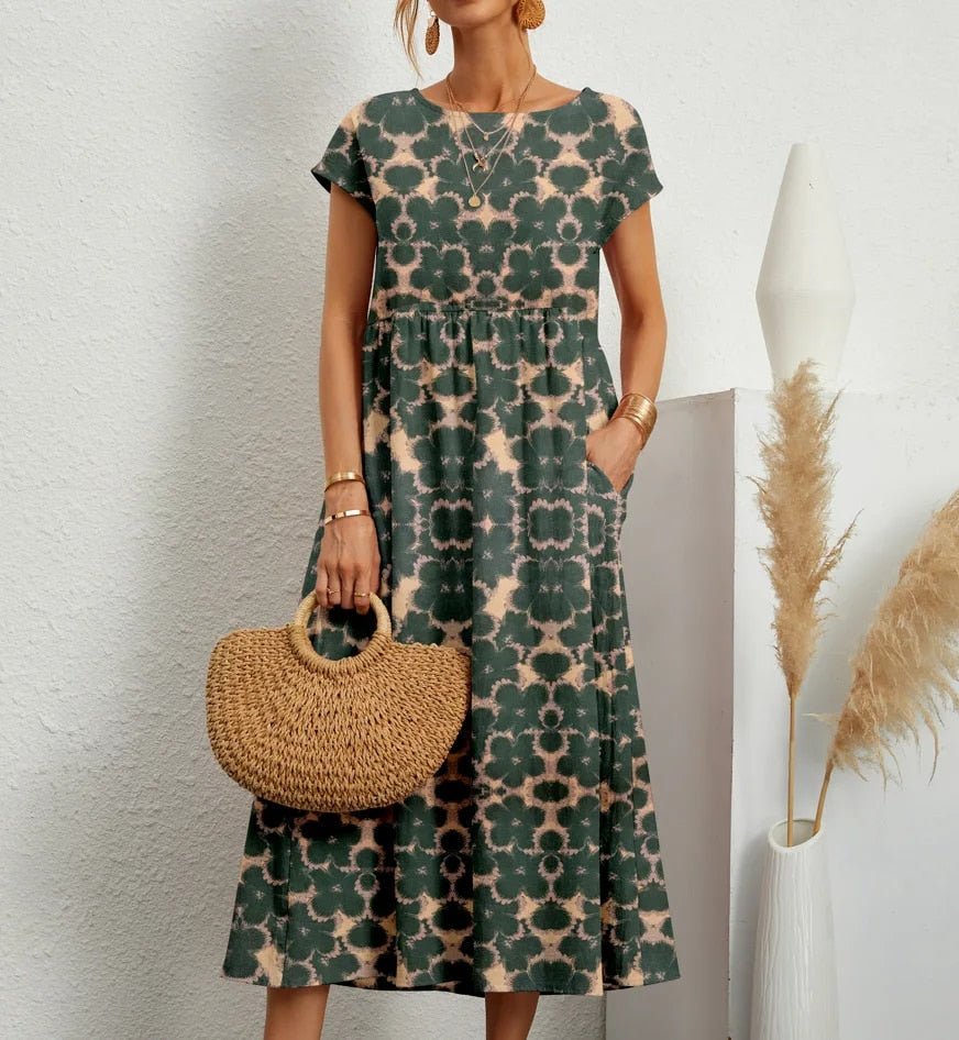 Violet™ - Comfy Cotton Dress — Allmycloset (view 9)